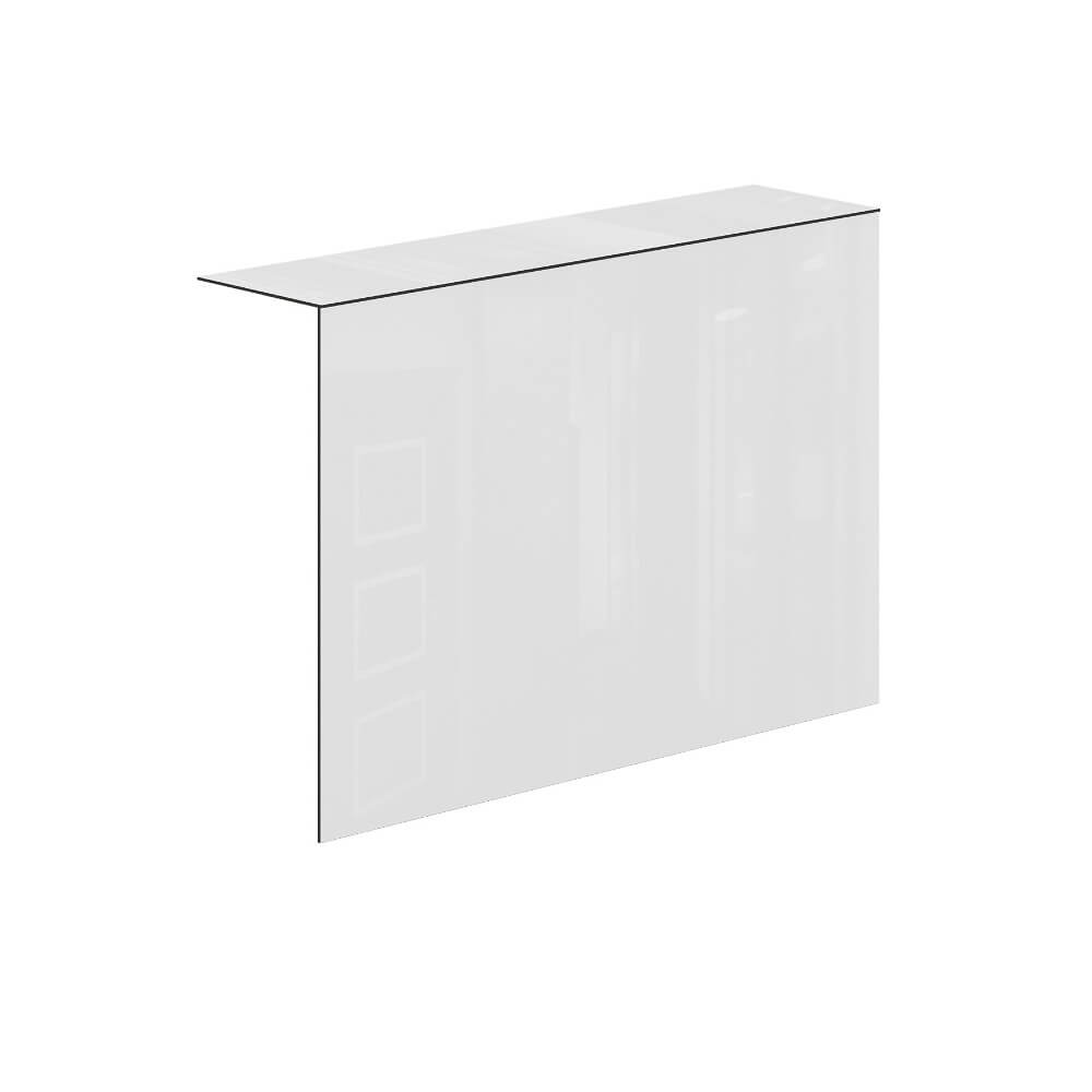 Фартук HPL прямой с подсветкой 1000x250x679